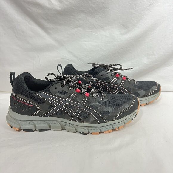 ASICS Women's GEL-Scram 4 Running Shoes Sneakers 1012A039 Size 8.5 Black Camo - Picture 5 of 7